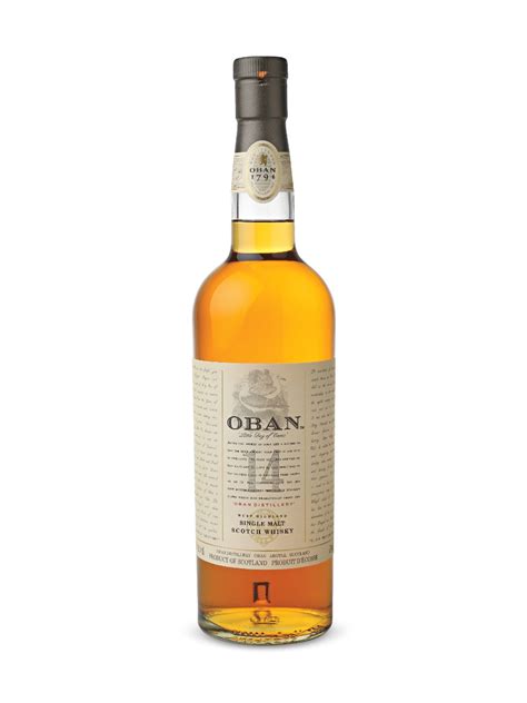 oban 14 years single malt.